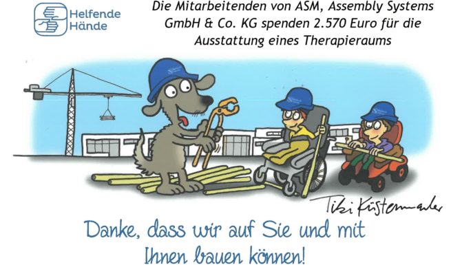 Zeichnung von Werner Tiki Küstenmacher für ASM